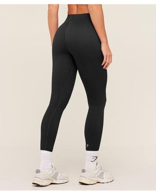 GYMSHARK Blue Steel Seamless Leggings