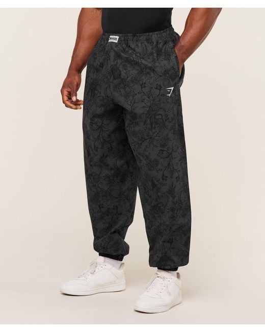 GYMSHARK Black Pumper Pants for men