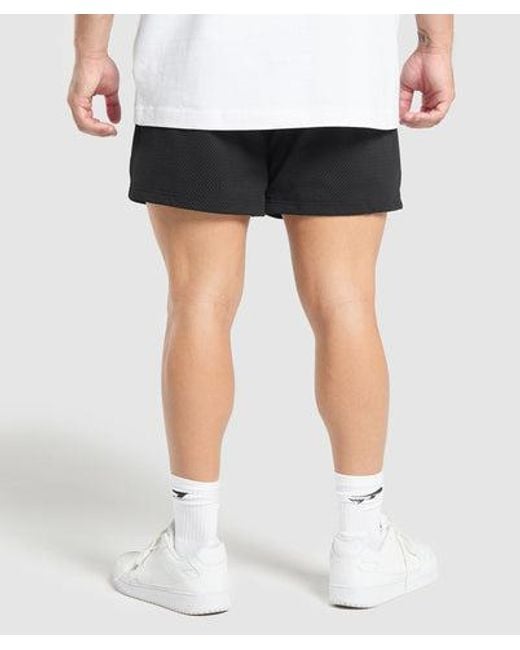 Men Gymshark Mesh Gymshark Mesh Oversized T-Shirt White Gymshark