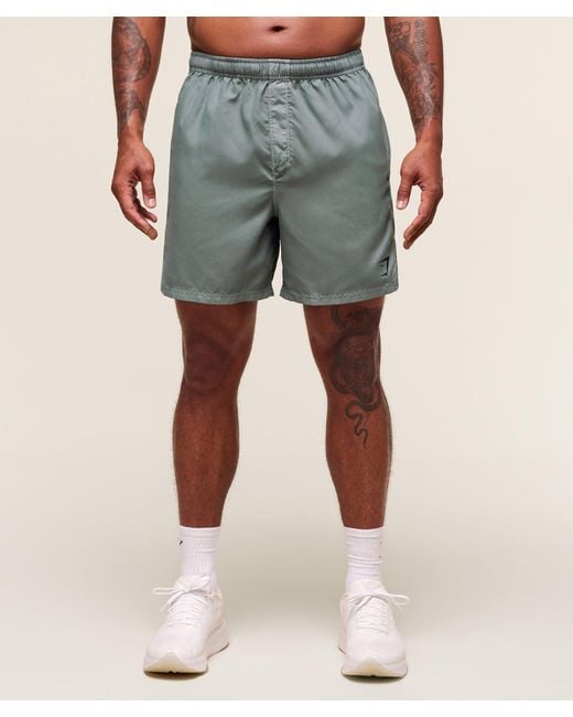 GYMSHARK Blue Fit Light 7" Shorts for men