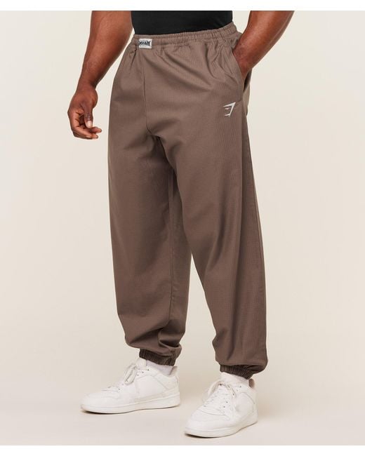 GYMSHARK Brown Pumper Pants for men