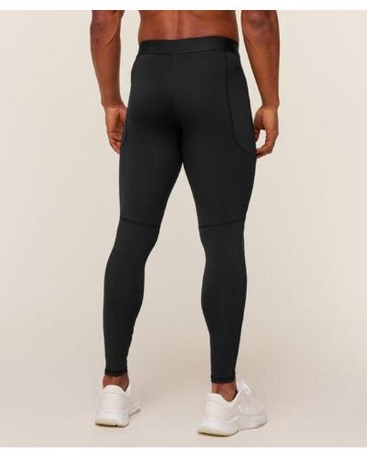 GYMSHARK Black Element Baselayer Legging for men