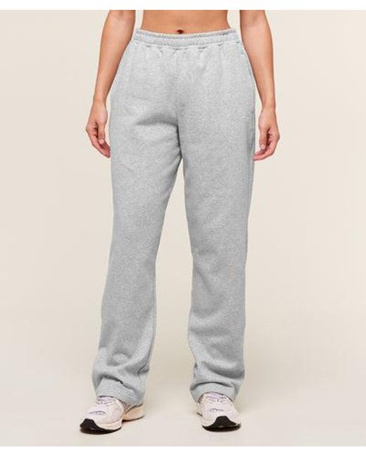 GYMSHARK Gray Training Fleece Straight Leg Regular Joggers