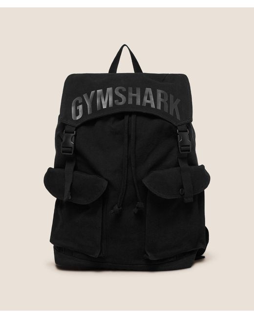 GYMSHARK Black Power Backpack