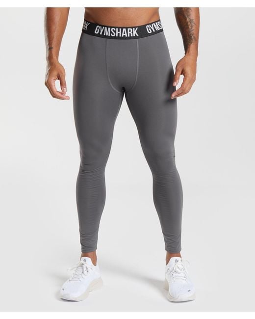GYMSHARK Blue Element Baselayer Leggings for men