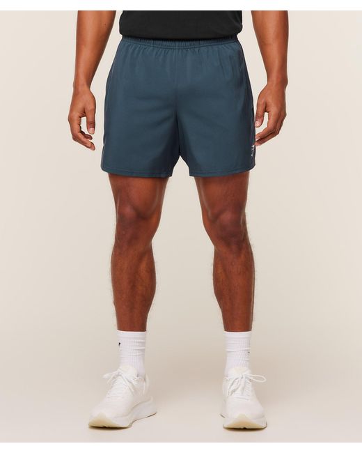 GYMSHARK Blue Arrival 5" Shorts for men