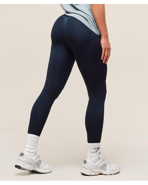 GYMSHARK Blue Lift Seamless Leggings