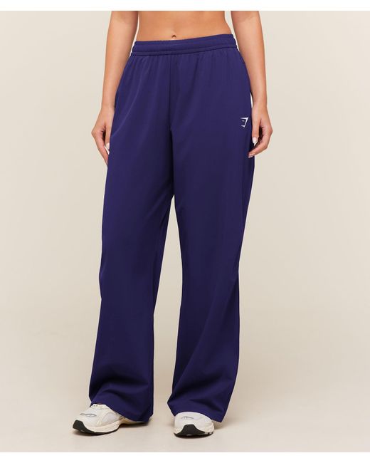 GYMSHARK Blue Pump Straight Leg Pants