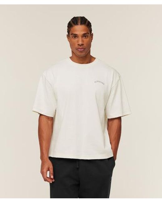 GYMSHARK White Re-Rack T-Shirt for men