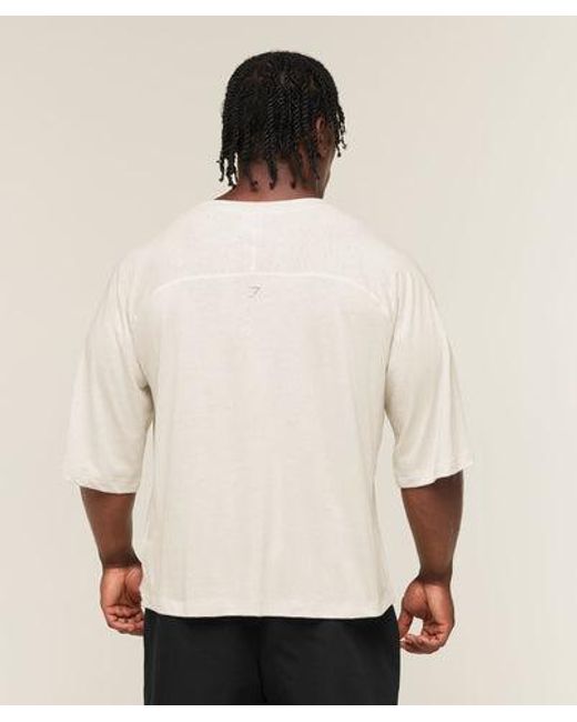 GYMSHARK Natural Summer Pump T-Shirt for men