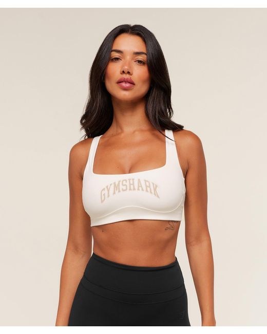 GYMSHARK Red Collegiate Sports Bra