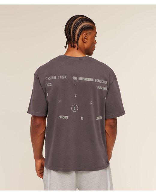 GYMSHARK Brown X Cbum T-Shirt for men