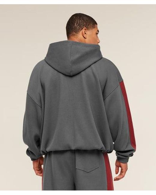 GYMSHARK Gray X Carlos Belcast Zip Up Hoodie for men