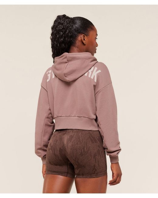GYMSHARK Power Midi Zip Hoodie in Pink Lyst UK
