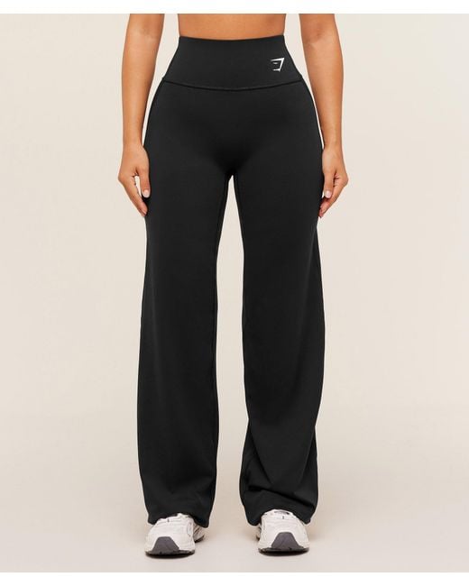 GYMSHARK Black Training Straight Leg Short Leggings