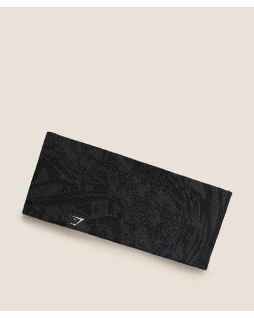 GYMSHARK Black Adapt Seamless Headband