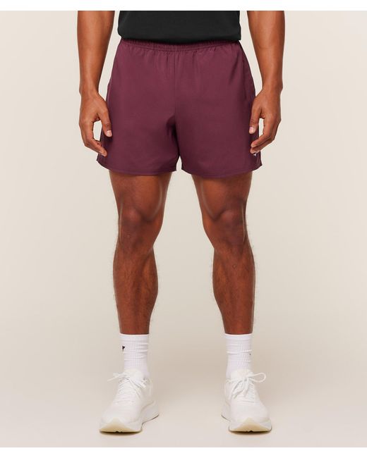 GYMSHARK Red Arrival 5" Shorts for men