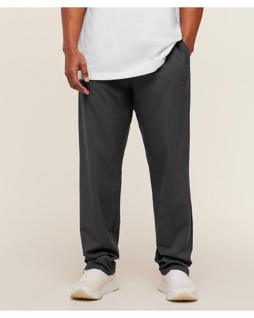 GYMSHARK Black Arrival Contrast Pants for men