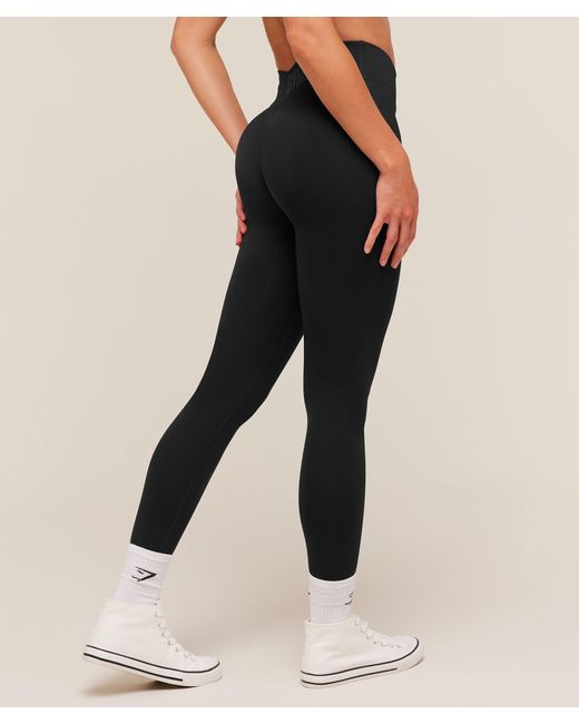 GYMSHARK Black Flex V4 Leggings