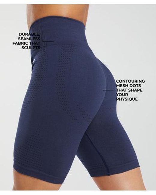 GYMSHARK Blue Vital 7" Shorts