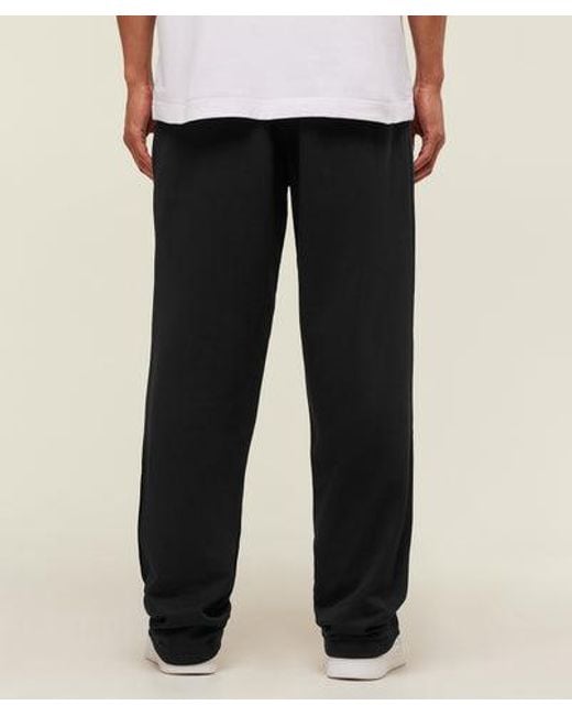 GYMSHARK Black Crest Straight Leg Joggers Tall for men