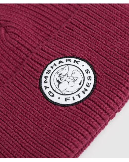 GYMSHARK Red Legacy Deep Cuff Beanie