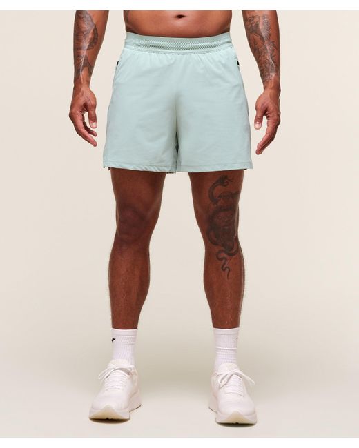 GYMSHARK Blue Fit Elite 5" Shorts for men