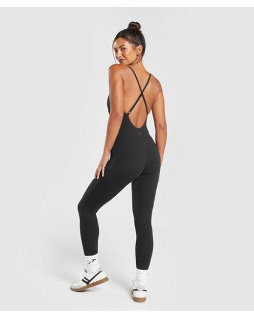 GYMSHARK Blue Strappy All