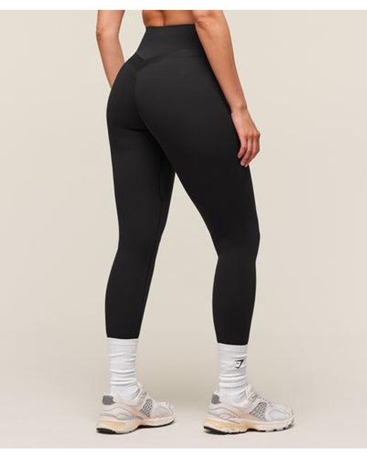 GYMSHARK Black Whitney Regular Leggings