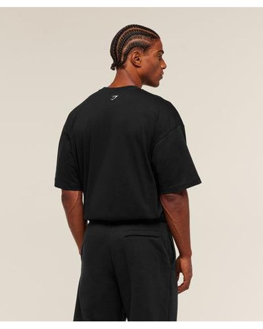 GYMSHARK Black 2012 Strength T-Shirt for men