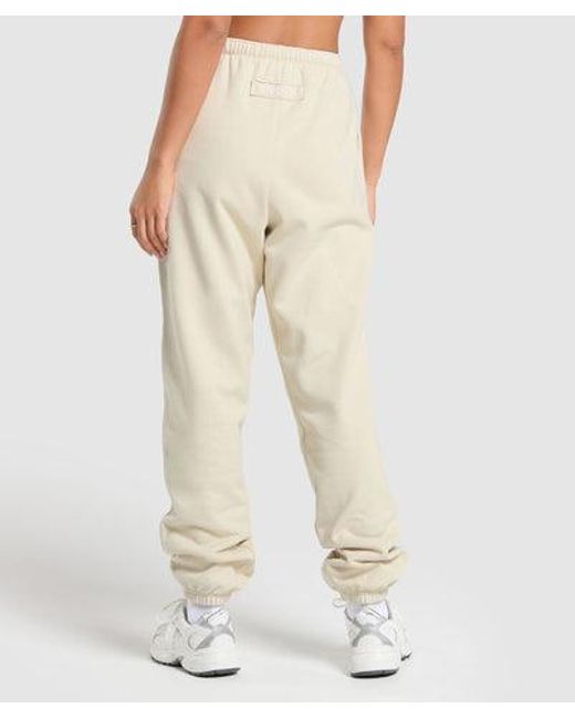 GYMSHARK Natural Fleece Joggers