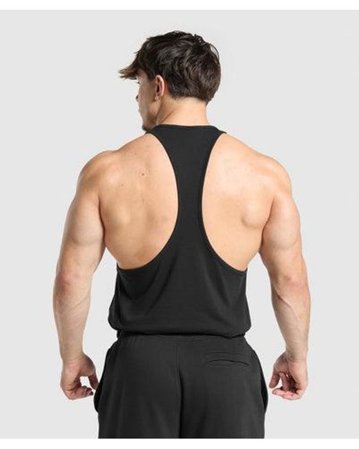 GYMSHARK Black Critical 2.0 Stringer for men