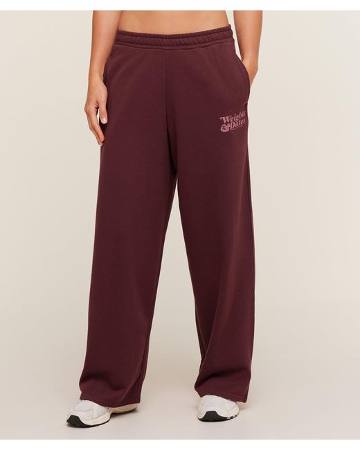 GYMSHARK Red Valentines Graphic Joggers