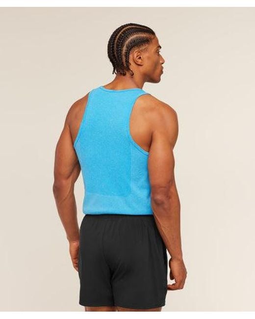 GYMSHARK Blue Vital Tank for men