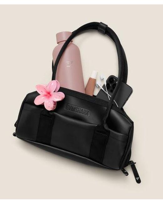 GYMSHARK Black Everyday Baguette Bag
