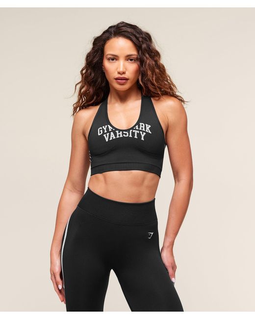 GYMSHARK Black Lift Campus Seamless Tank