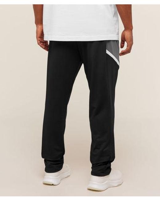 GYMSHARK Black Sport Synthetic Pants for men