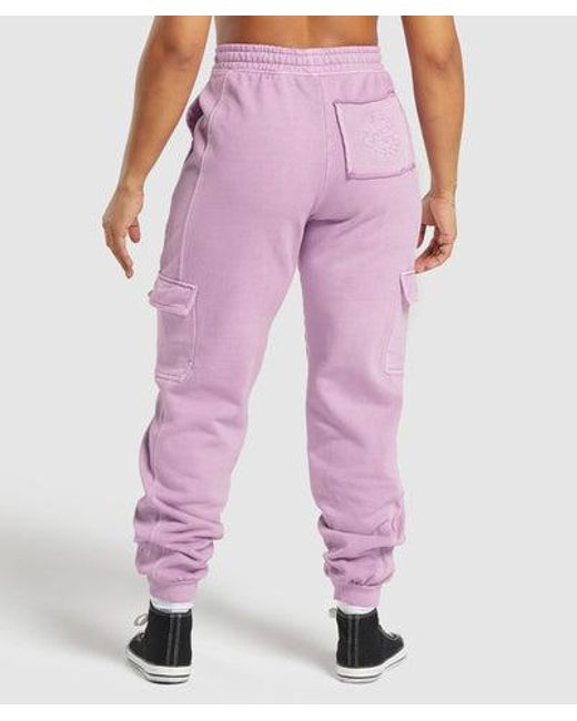 GYMSHARK Pink Premium Legacy Joggers