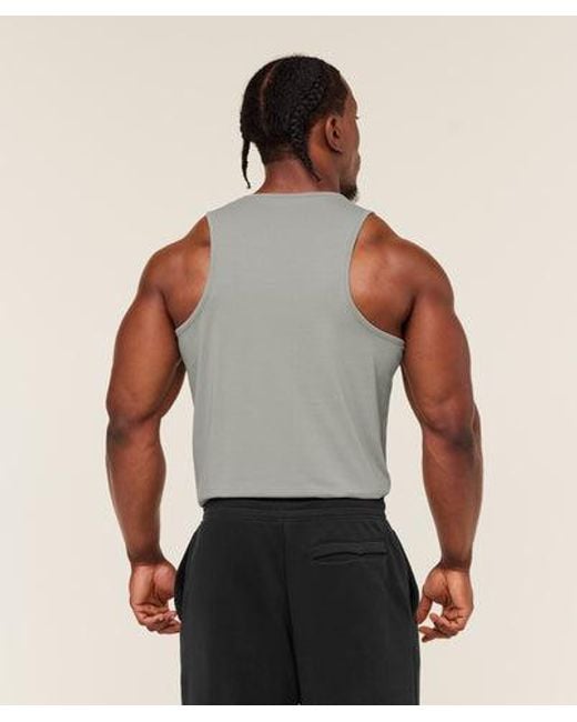 GYMSHARK Gray Critical Tank for men