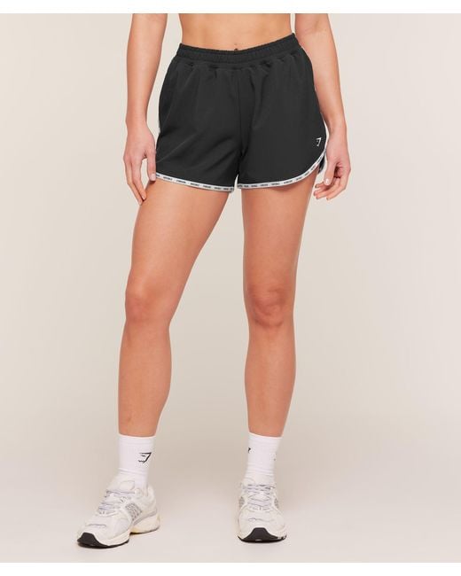 GYMSHARK Blue Micro Logo Shorts