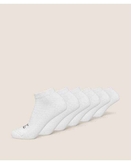 GYMSHARK Natural Trainer Sock 6Pk