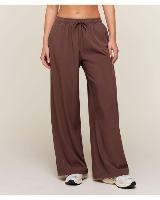 GYMSHARK Brown Campus Track Pants