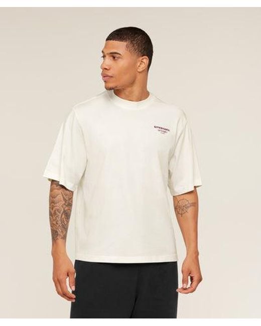 GYMSHARK Natural Strength Stars Washed Graphic T-Shirt for men