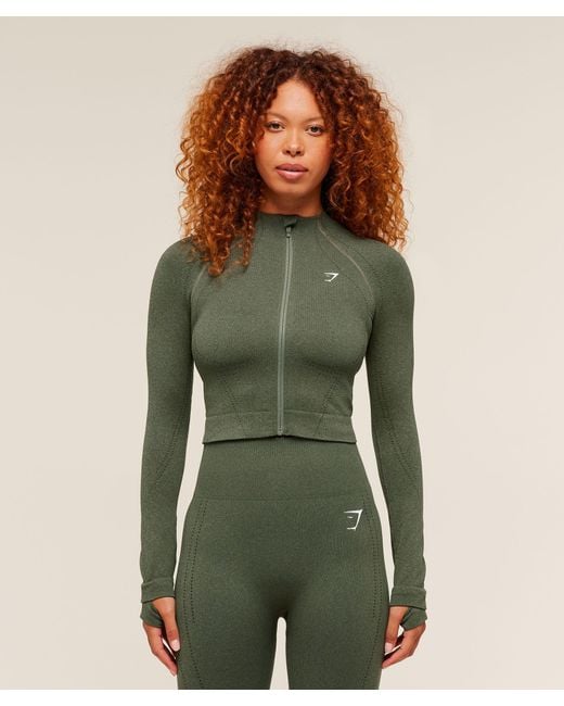 GYMSHARK Green Vital Warm Jacket