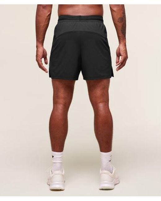 GYMSHARK Black Fit Elite 5" Shorts for men