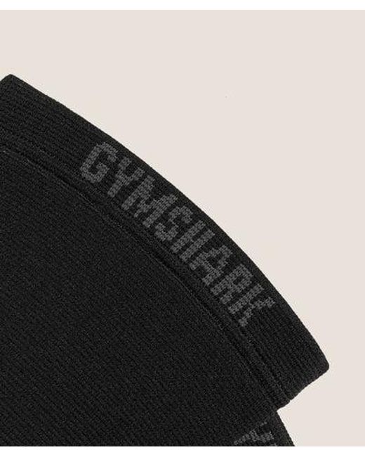 GYMSHARK Black Onyx Seamless Knee Sleeves