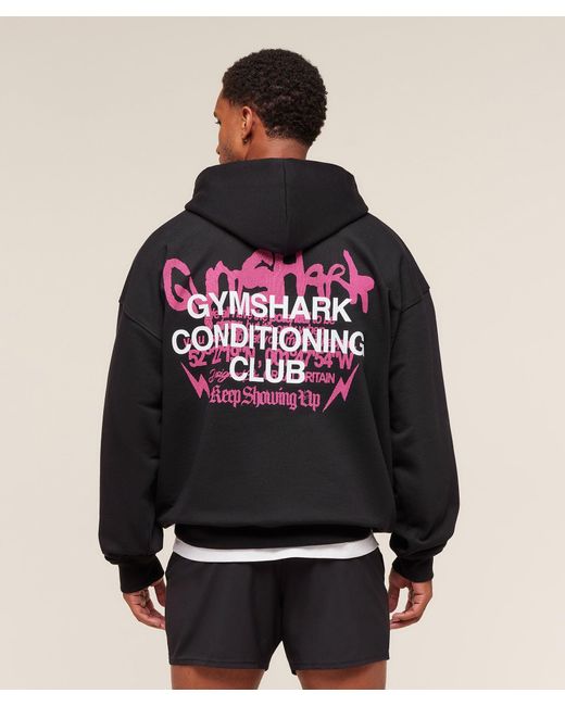 GYMSHARK Red Gscc Hoodie for men