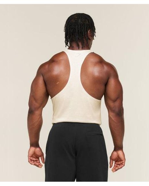 GYMSHARK Black Power Stringer for men