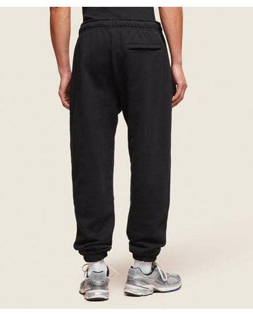 GYMSHARK Black Phys Ed Joggers for men