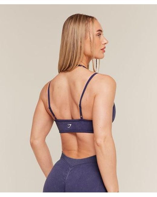 GYMSHARK Blue X Bratz Light Support Sports Bra